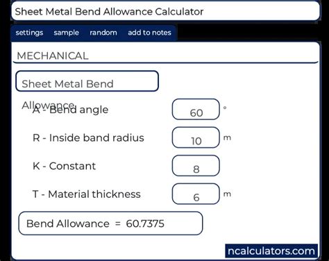 sheet metal bend deduction|sheet metal calculator online.